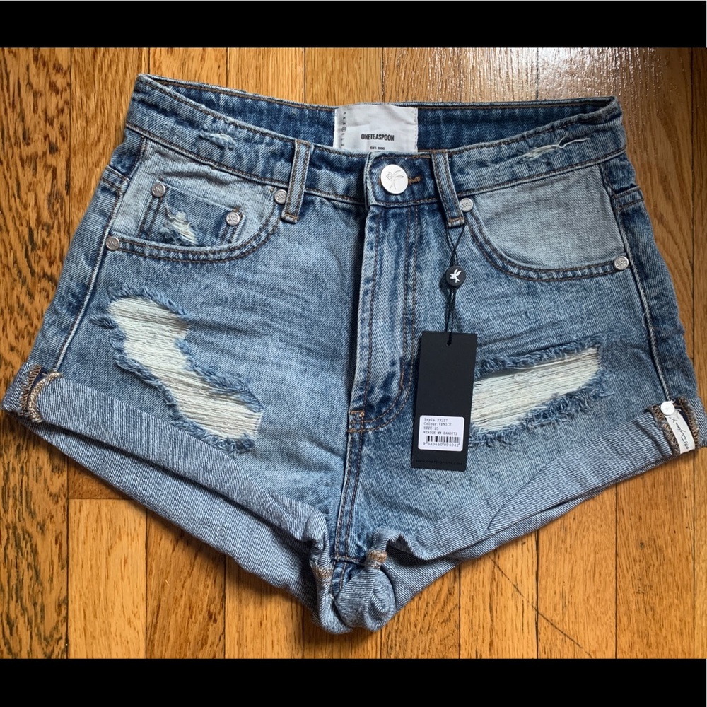 One Teaspoon Mid Waist Bandits size 25”